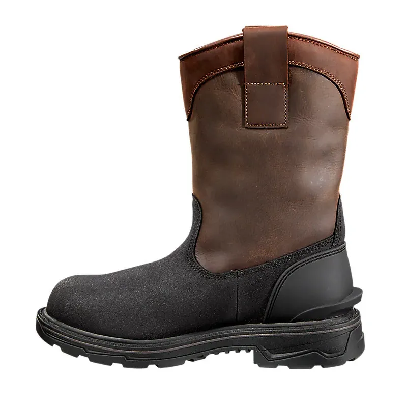 Carhartt IRONWOOD INSULATED 11 ALLOY TOE WELLINGTON 11.5W Brown Oil Tanned/Black Coated