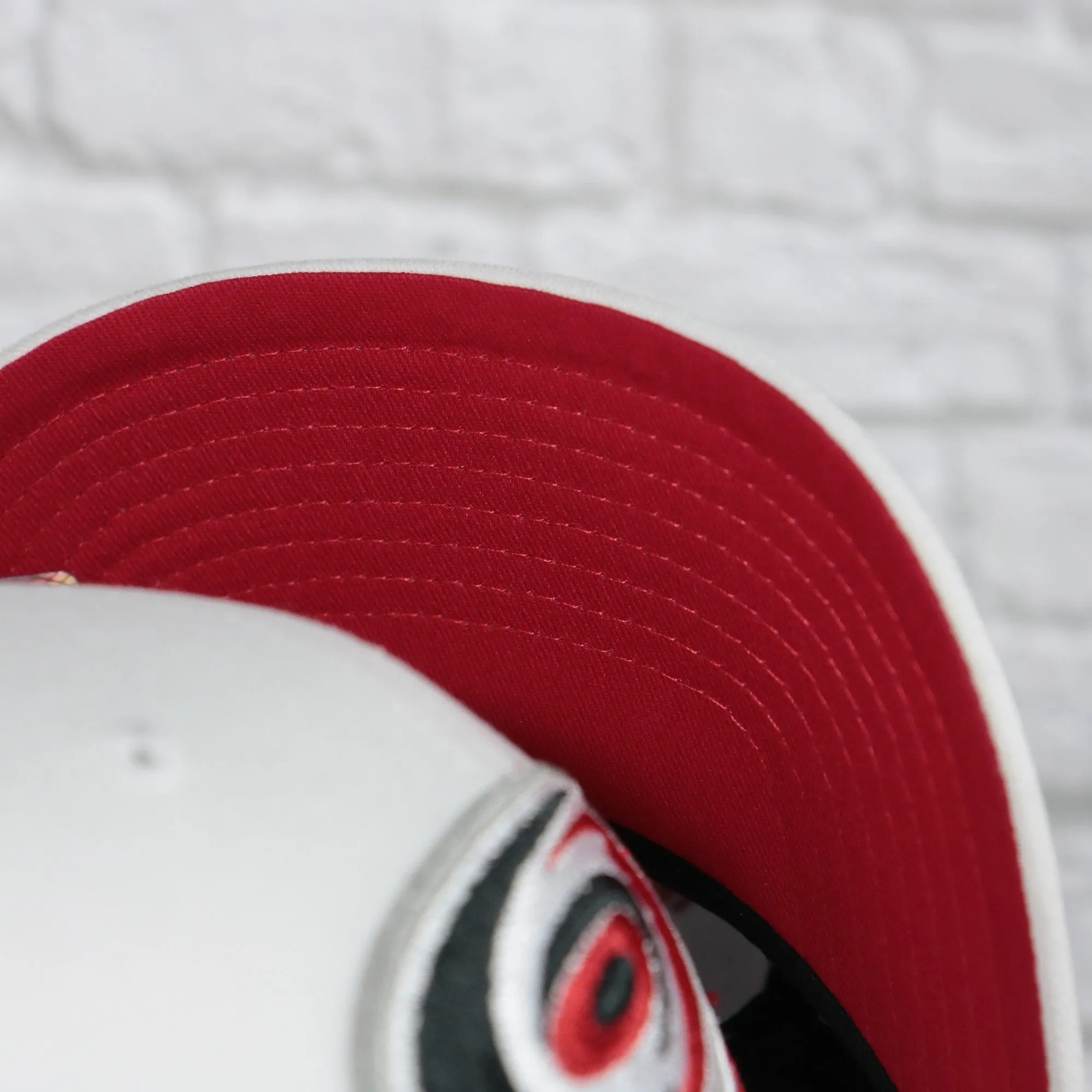 Carolina Hurricanes NHL All in Pro Red Bottom | White Snapback Hat