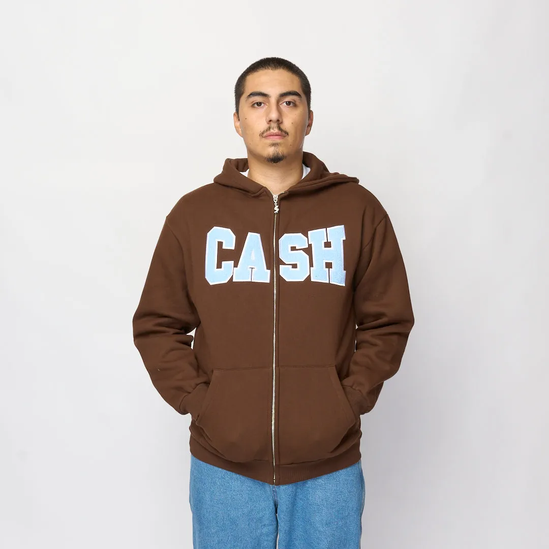 Cash Only - Campus Zip-Thru Hood (Brown)