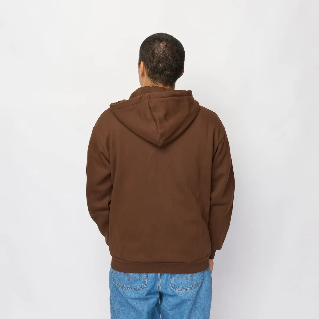 Cash Only - Campus Zip-Thru Hood (Brown)