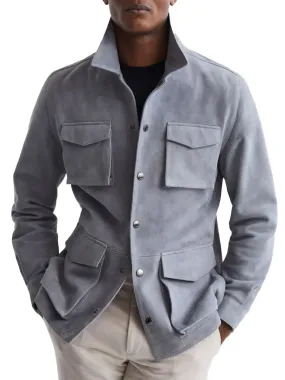 Casual Solid Four Pocket Jacket