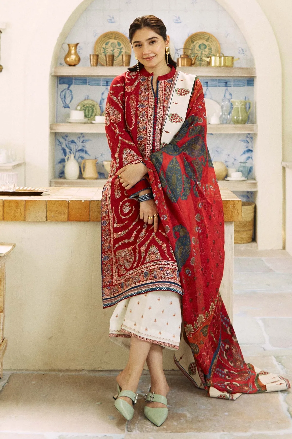 Coco by Zara Shahjahan eid edit Lawn Unstitched 3Pc Suit D-03 KASHMIR KALI