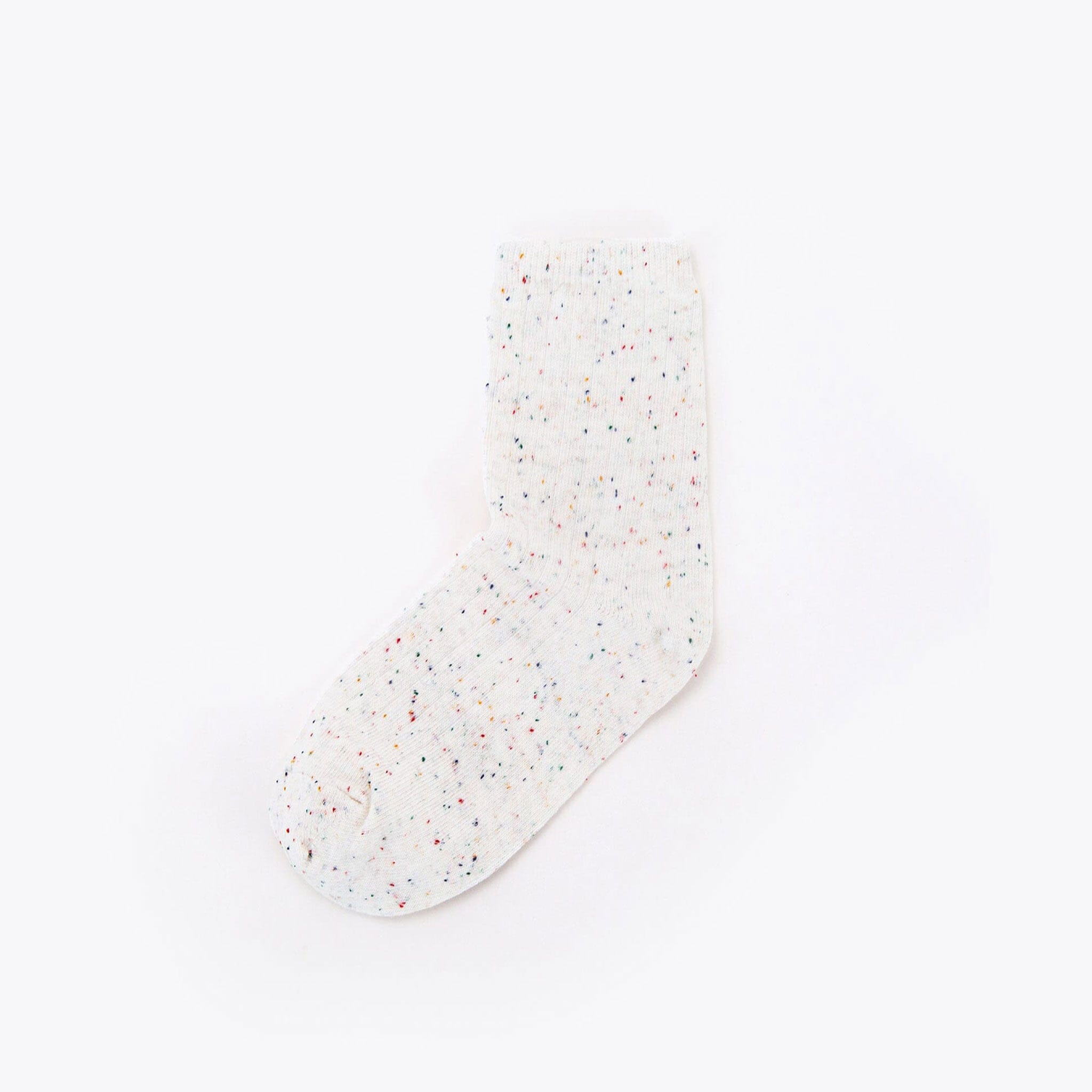 Cotton Mid Sock Ivory Multicolor Marl