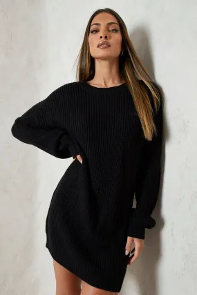 Crew Neck Sweater Dress