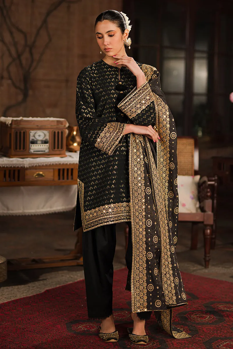 Cross Stitch Eid Lawn Unstitched Embroidered 3Pc Suit D-14 Auric Gild