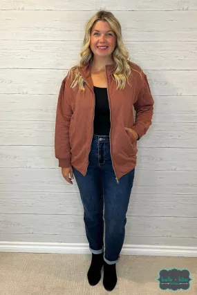 Denita Bomber Jacket - Sienna