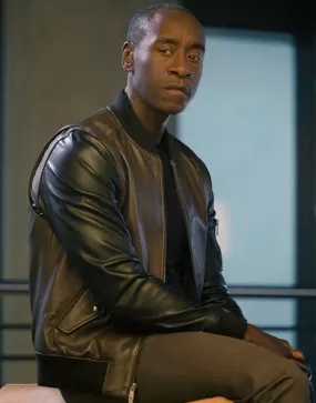 Don't Look Deeper Don Cheadle Jacket | Black Leather Jacket | 50% OFF!