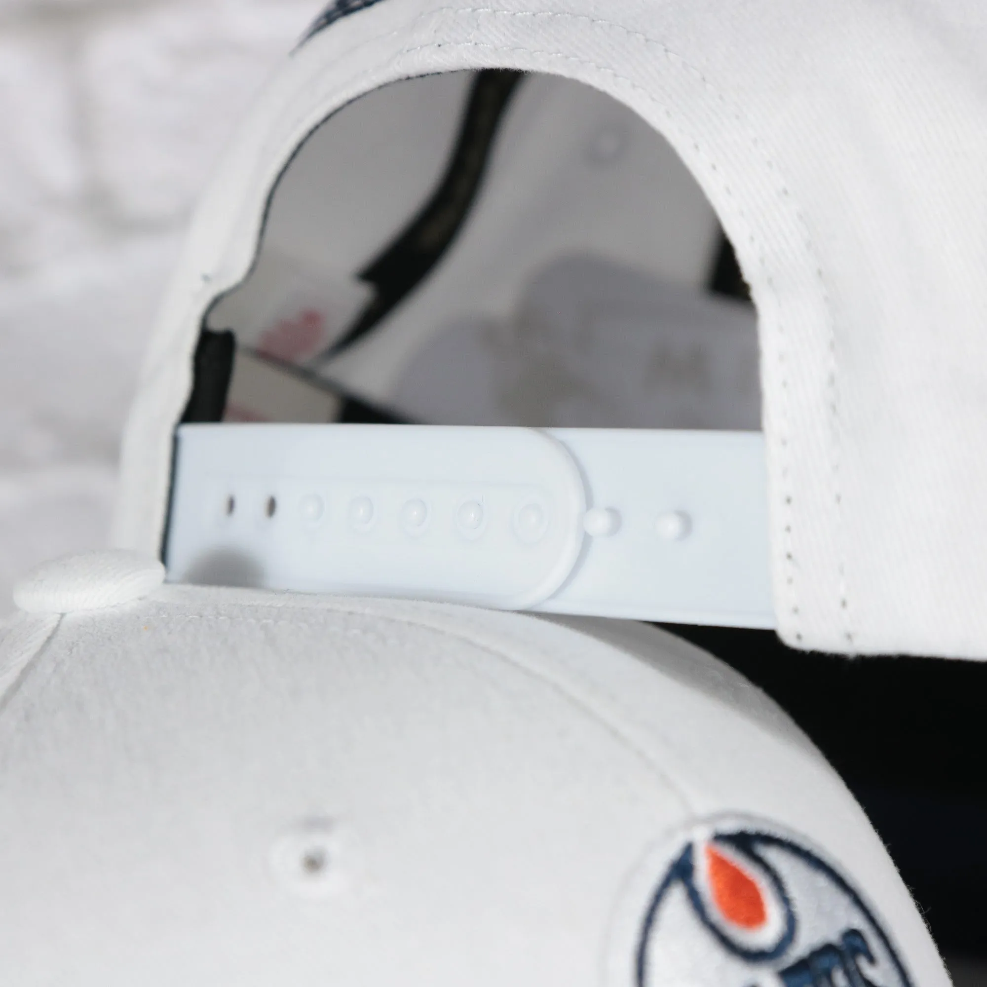 Edmonton Oilers NHL All in Pro Navy Bottom | White Snapback Hat