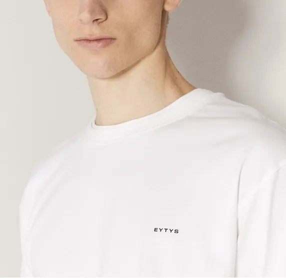 Eytys  |Plain Cotton Short Sleeves Logo T-Shirts