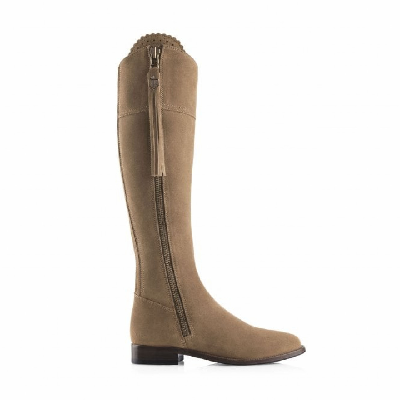 Fairfax And Favor Regina Suede Boot Taupe