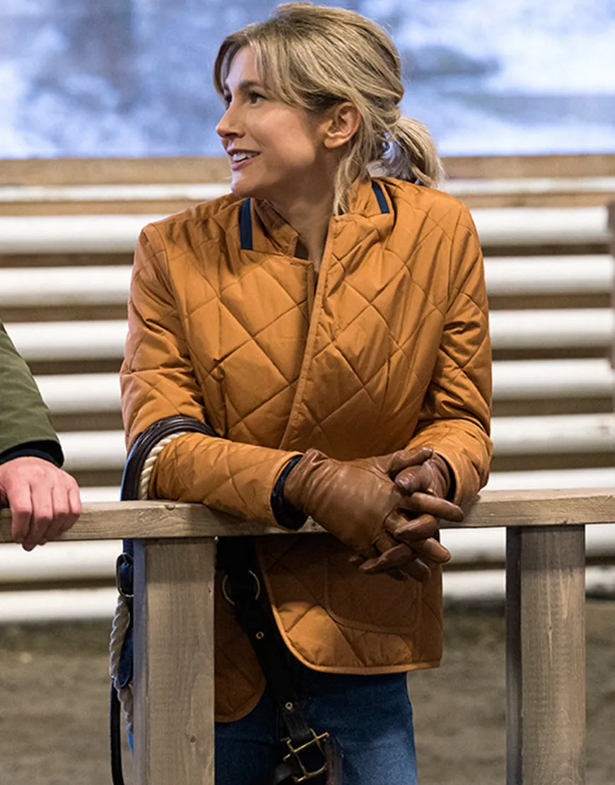 FBI Most Wanted S03 Jen Landon Quilted Jacket | Sarah Allen Jacket