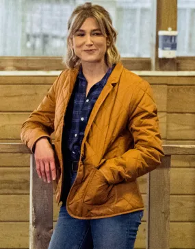 FBI Most Wanted S03 Jen Landon Quilted Jacket | Sarah Allen Jacket