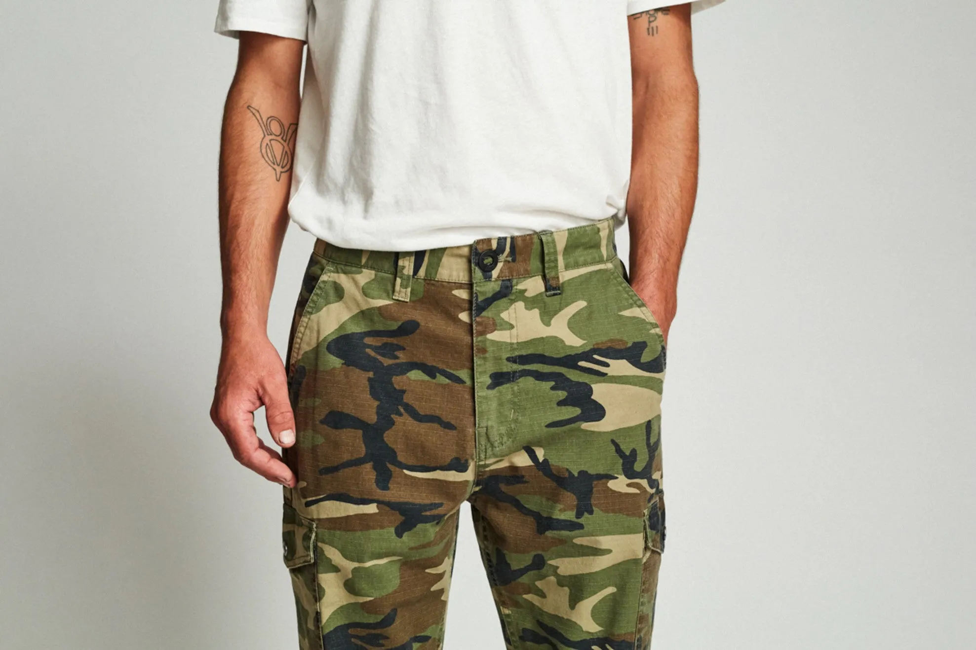 Fleet Cargo Pant - Woodland Camo