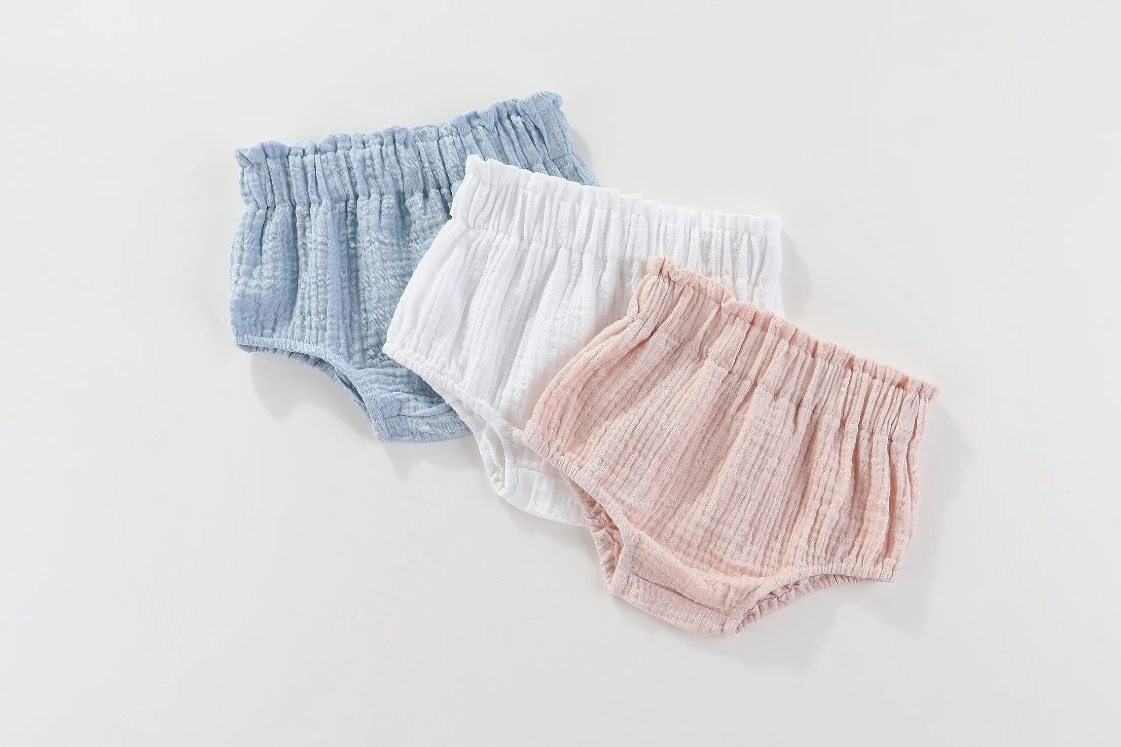 Gaia 100% Cotton bloomers: 0-3M, 3-6M, 6-12M, 1-2Y