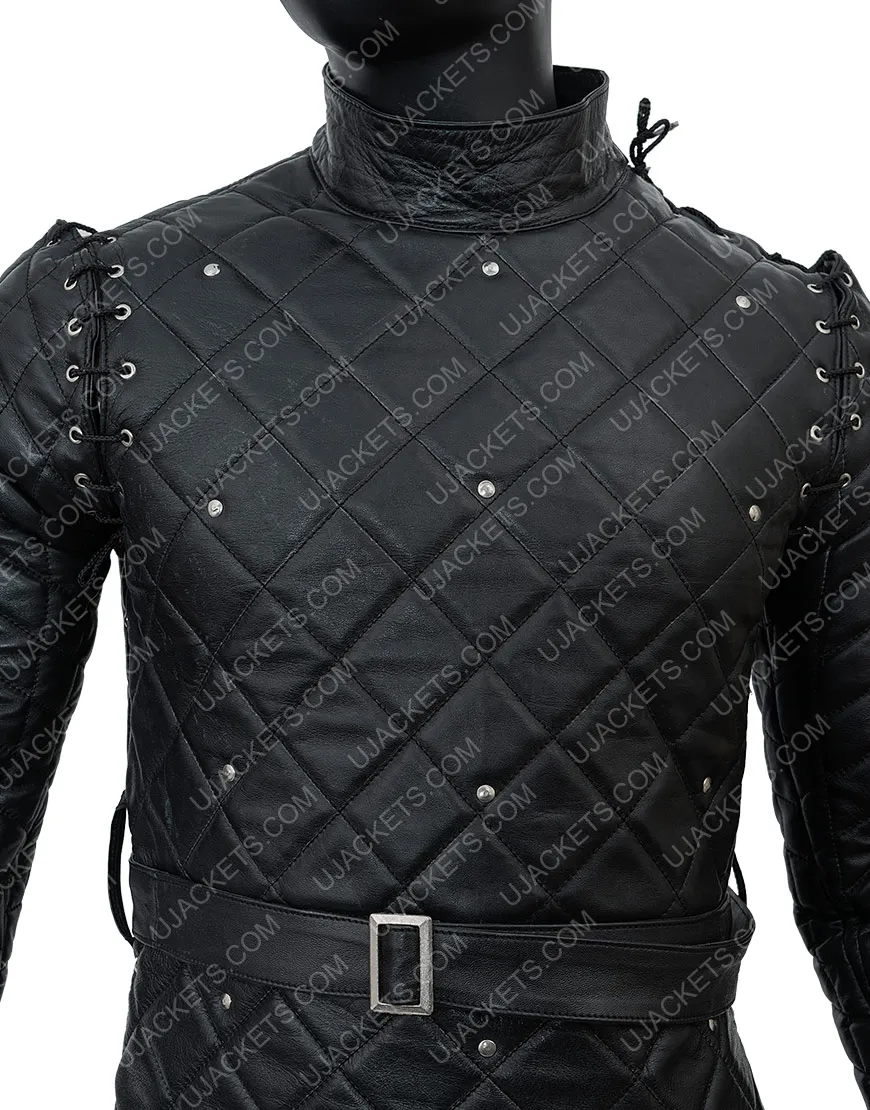 Game Of Thrones Samwell Tarly Quilted Jacket | Leather Jacket | 50%OFF