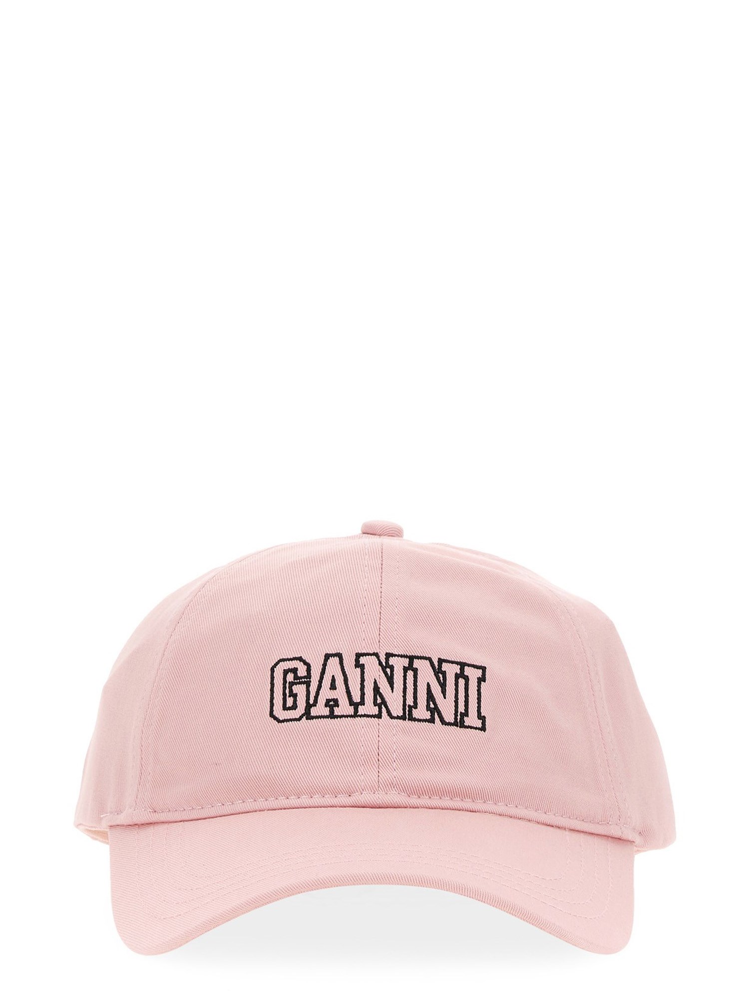 GANNI    BASEBALL HAT WITH LOGO