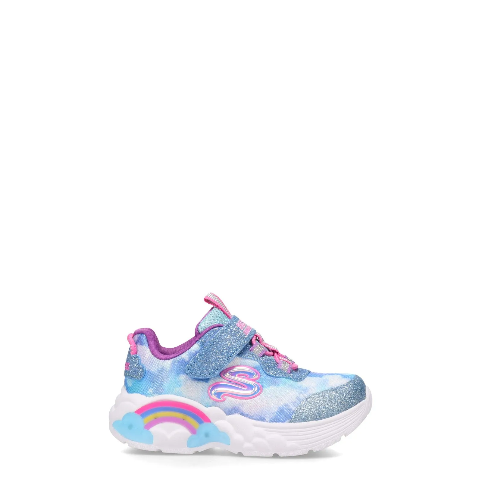 Girl's Skechers, S Lights: Rainbow Racers - Toddler