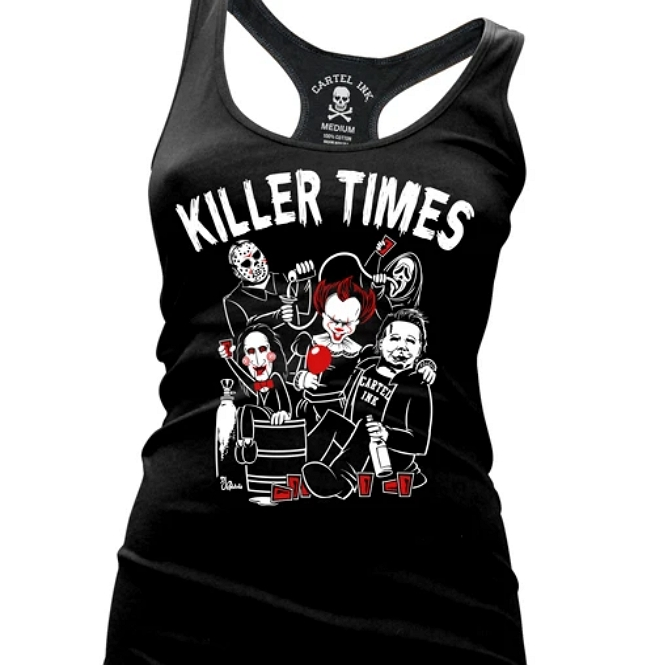 Gothic Killer Times Women's Racer Back Tank Top