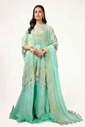 Gul Ahmed Eid ul Adha Embroidered Chiffon Unstitched 3Pc Suit FE-42068