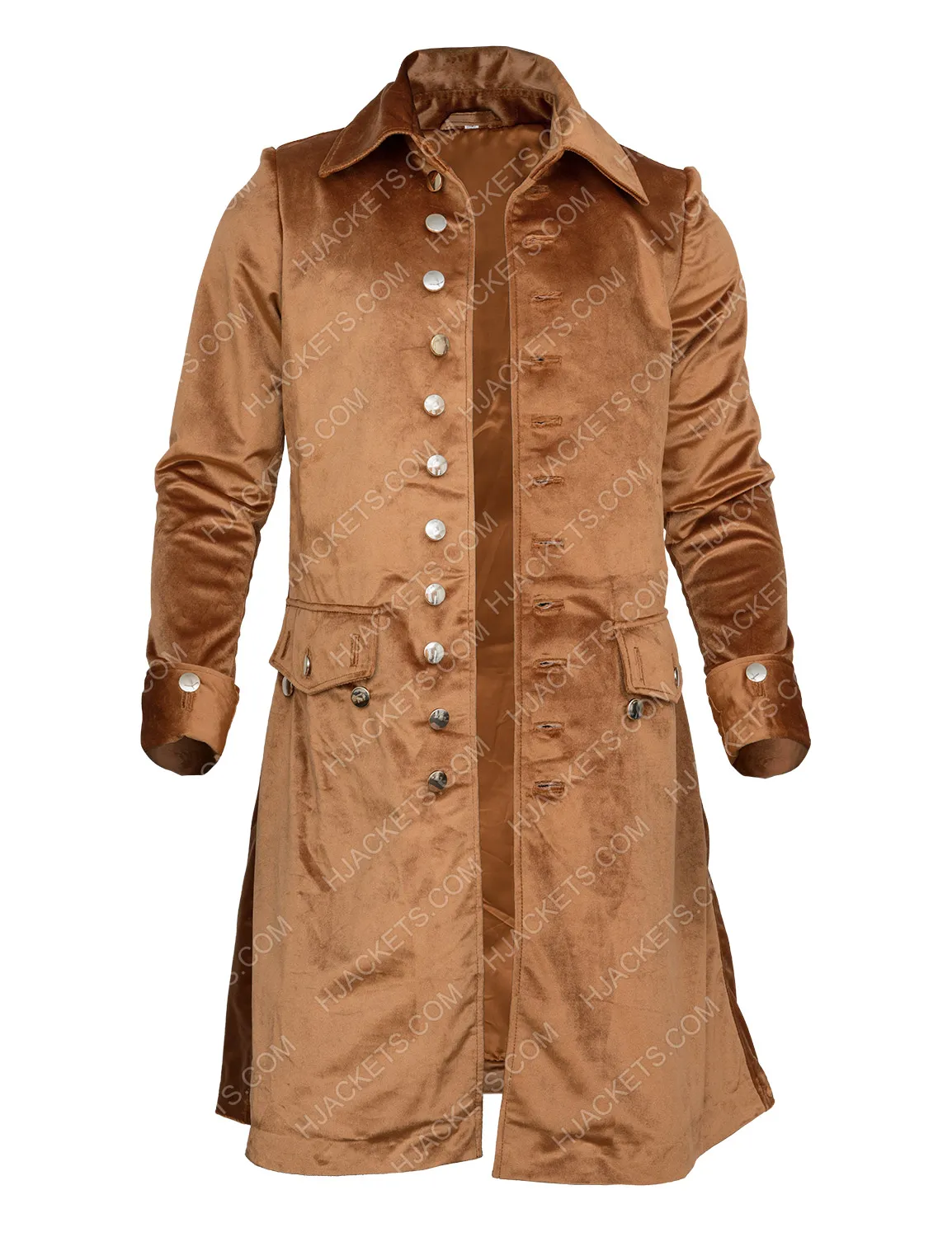 Hamilton Lin-Manuel Miranda Brown Coat | Alexander Coat | 35% Discount