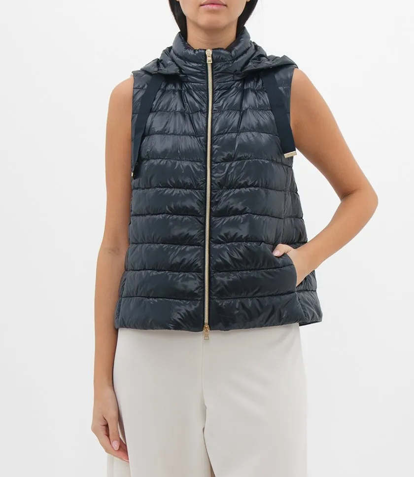 HERNOHOODED PADDED VEST