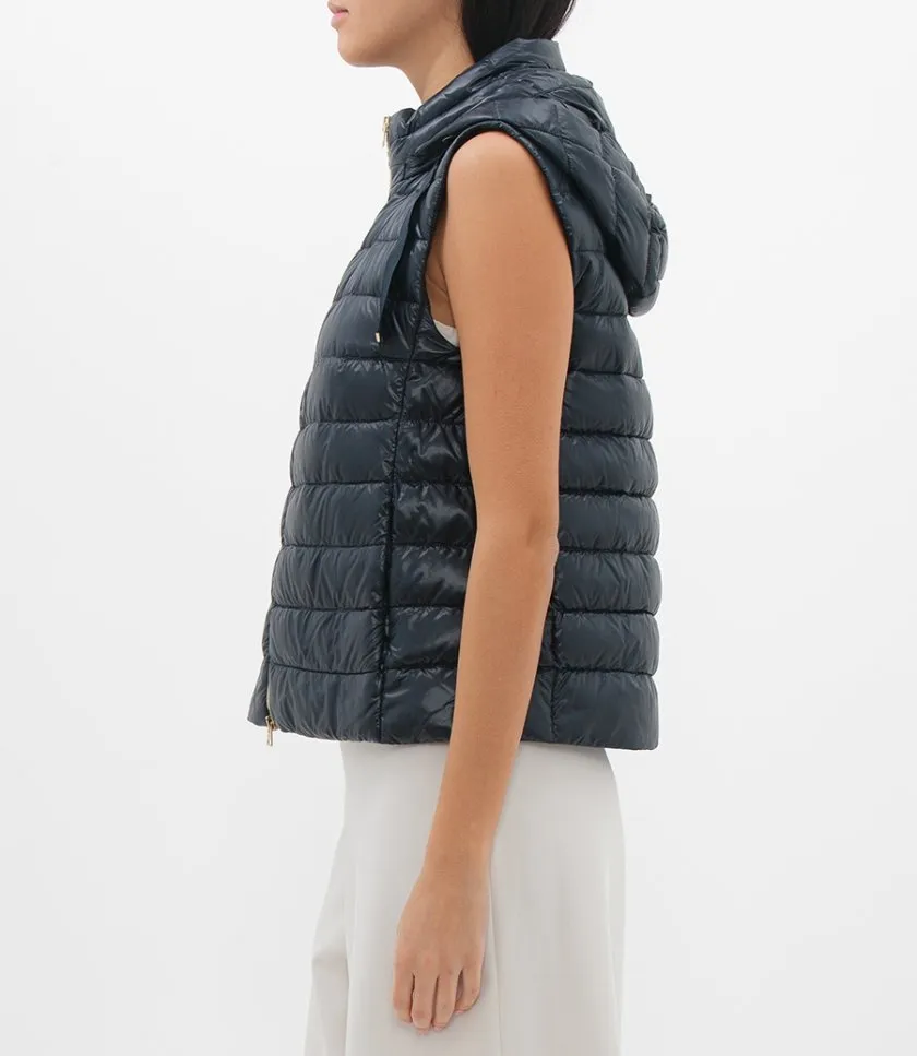 HERNOHOODED PADDED VEST