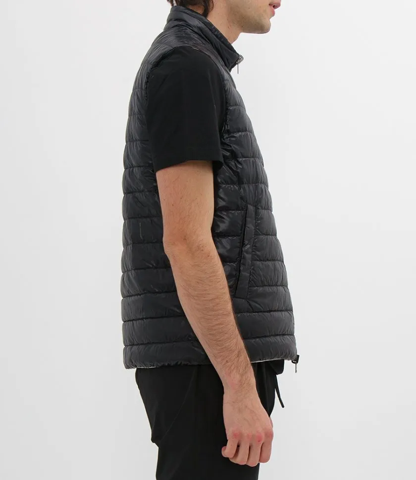 HERNOREVERSIBLE TWO-TONE WAISTCOAT IN NYLON ULTRALIGHT