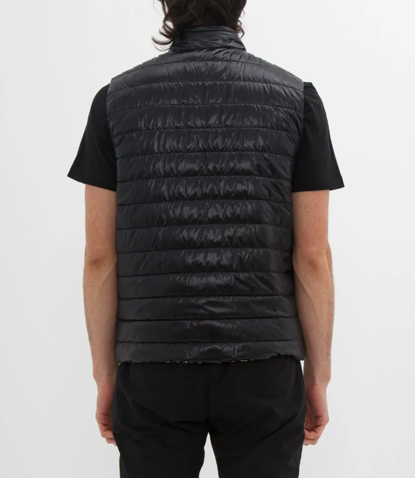 HERNOREVERSIBLE TWO-TONE WAISTCOAT IN NYLON ULTRALIGHT