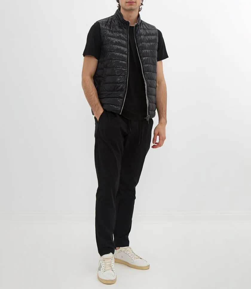 HERNOREVERSIBLE TWO-TONE WAISTCOAT IN NYLON ULTRALIGHT