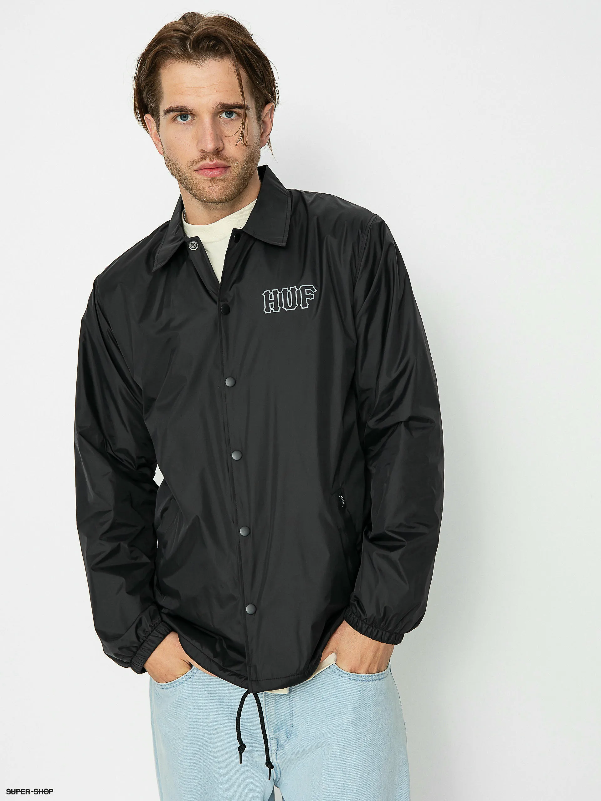 HUF H Coaches Jacket (black)