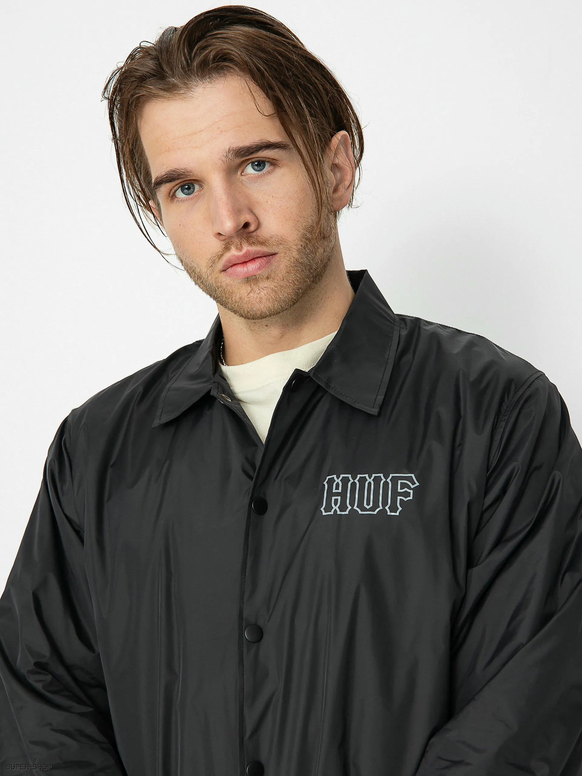 HUF H Coaches Jacket (black)