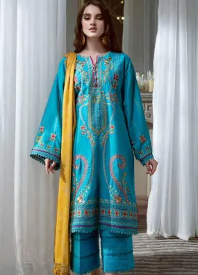 Ittehad Textiles Unstitched Embroidered Lawn 3Pc Suit LF-EP3-2228