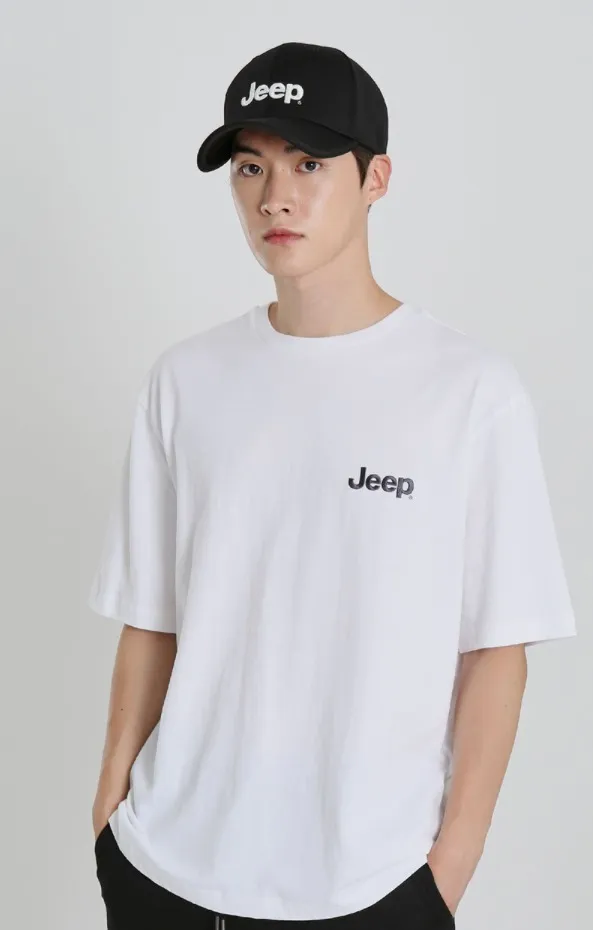 JEEP  |Unisex Street Style Logo Graphic Prints T-Shirts