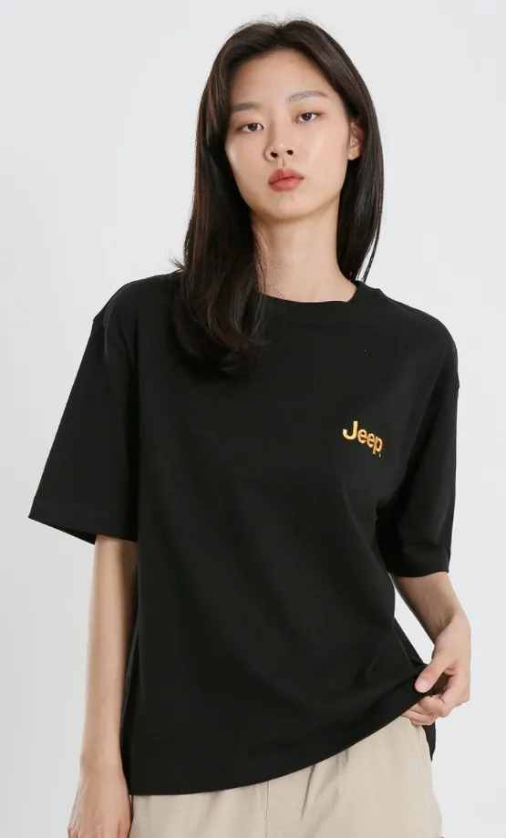 JEEP  |Unisex Street Style Logo Graphic Prints T-Shirts