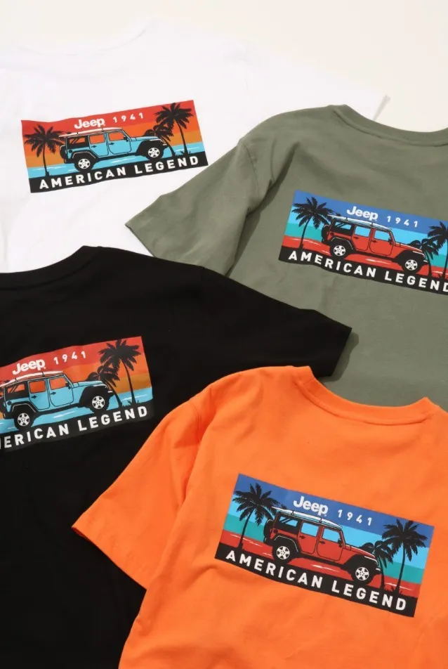 JEEP  |Unisex Street Style Logo Graphic Prints T-Shirts