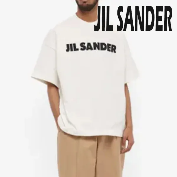 Jil Sander  |Plain Logo Designers T-Shirts