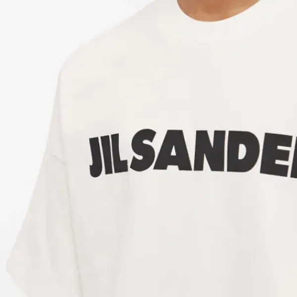 Jil Sander  |Plain Logo Designers T-Shirts