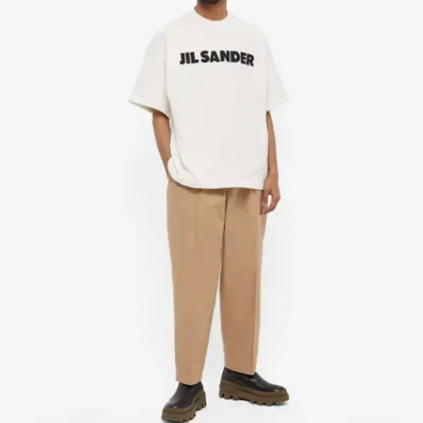 Jil Sander  |Plain Logo Designers T-Shirts