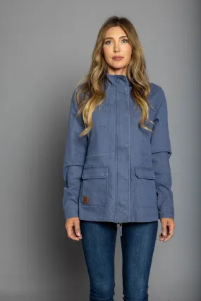 Kimes Ranch Womens Riggin Utility Denim Cotton Blend Cotton Jacket