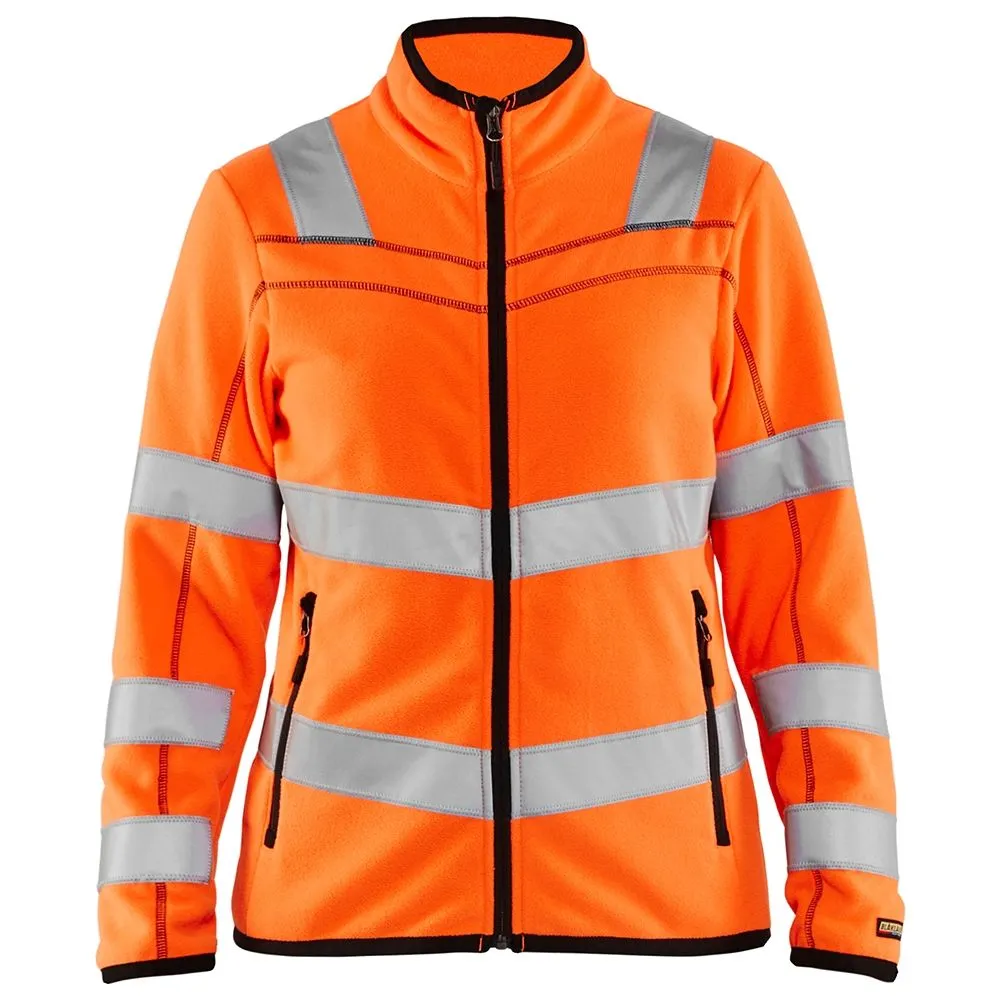 Ladies Microfleece Jacket High Vis 4966 Orange - Blåkläder