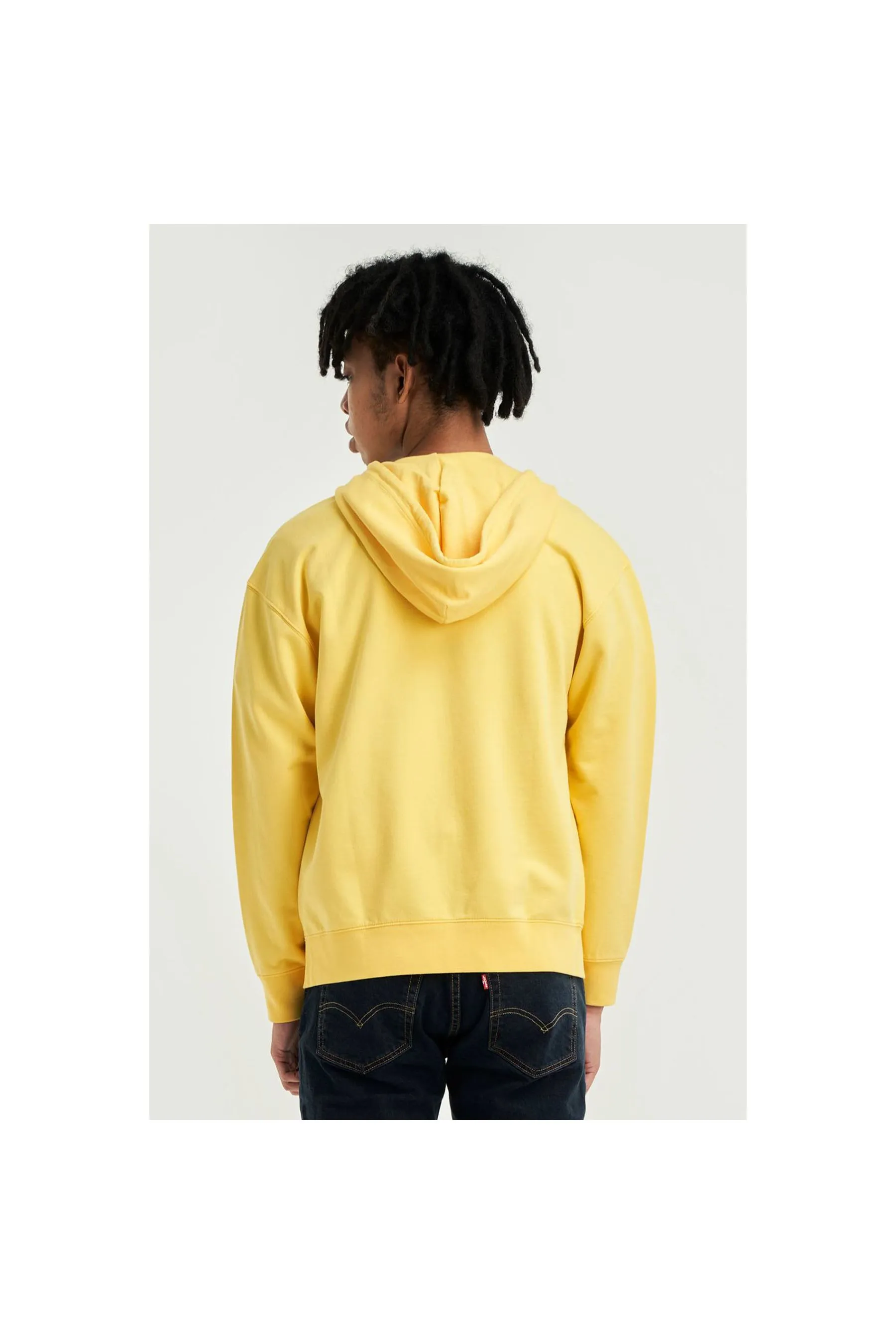 Levi's ® Levis Seasonal Zip Up Lemon Zest Yellow Men Hoodies