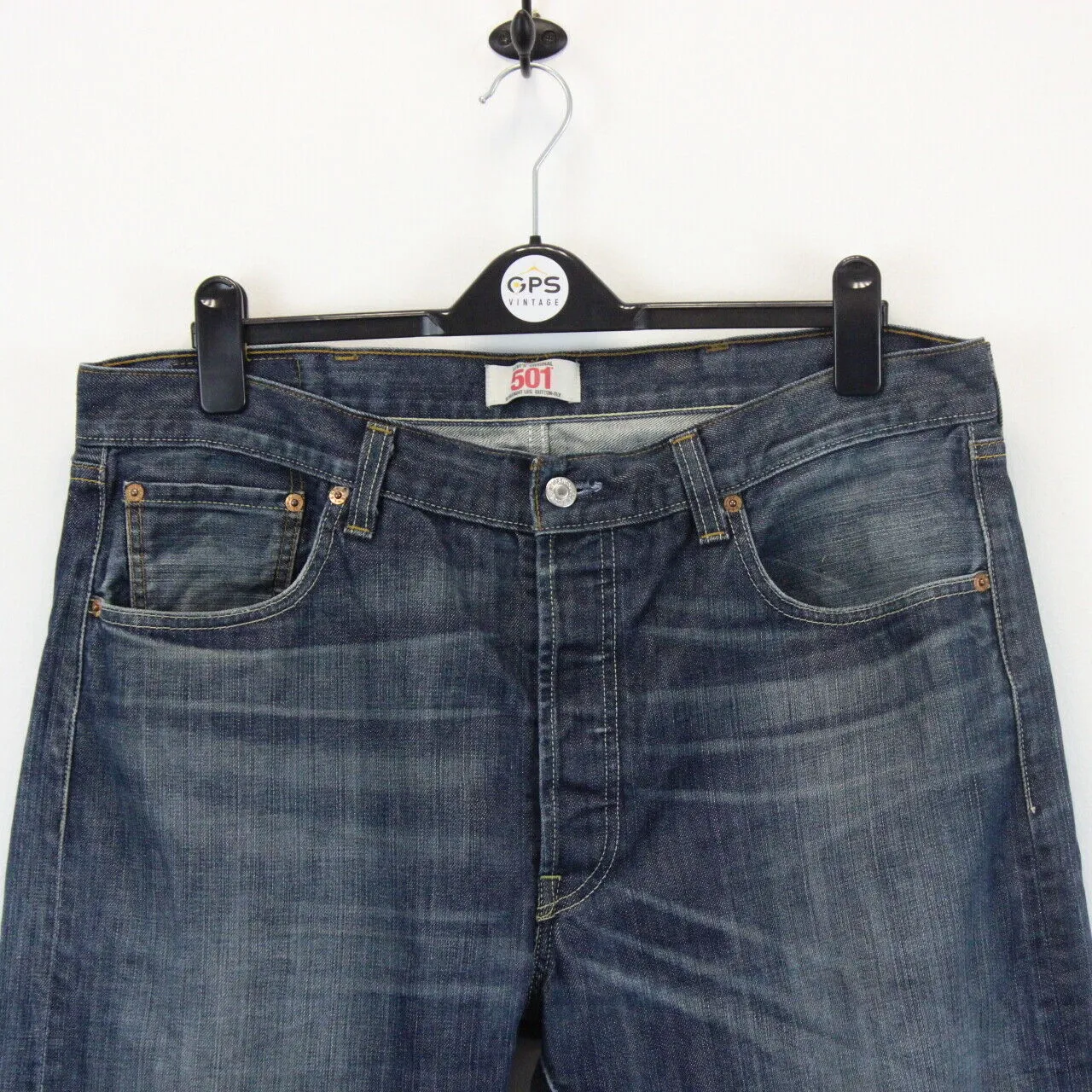 LEVIS 501 Jeans Dark Blue | W38 L32