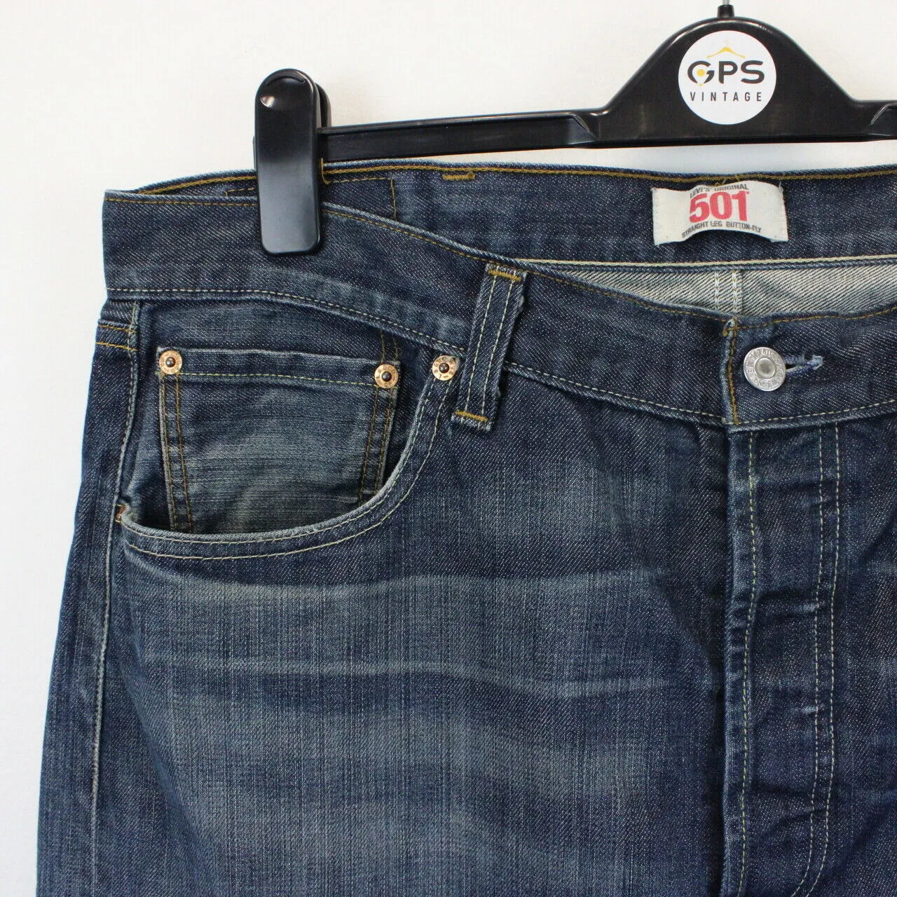 LEVIS 501 Jeans Dark Blue | W38 L32