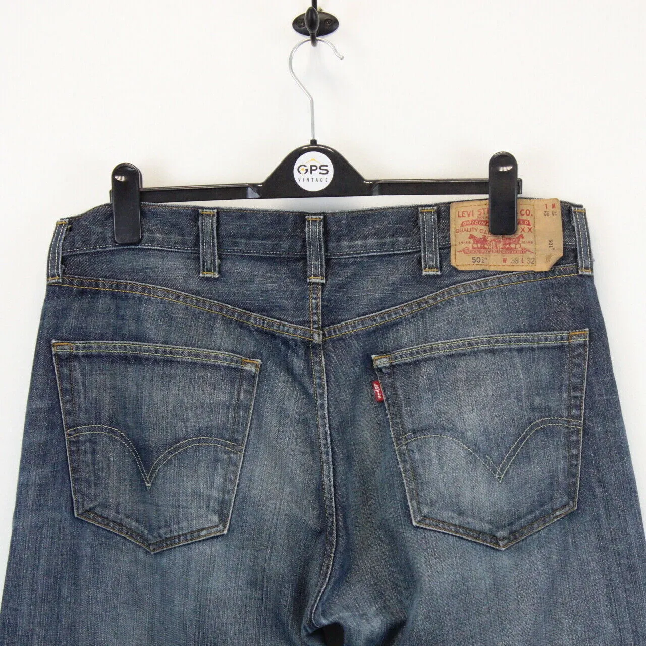 LEVIS 501 Jeans Dark Blue | W38 L32