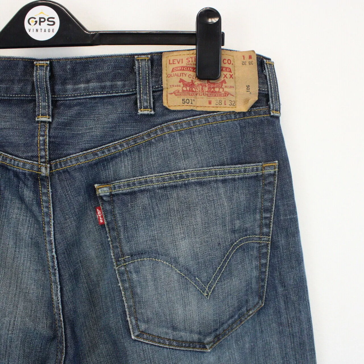 LEVIS 501 Jeans Dark Blue | W38 L32