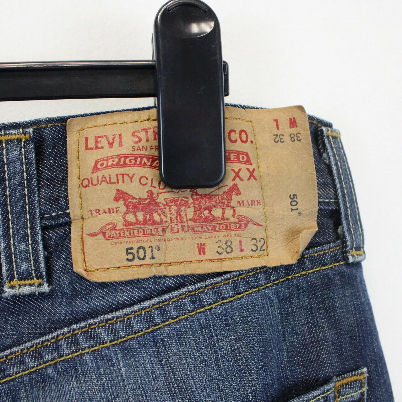 LEVIS 501 Jeans Dark Blue | W38 L32