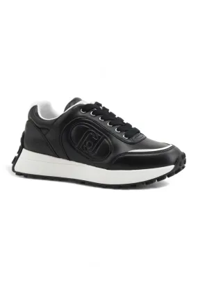 LIU JO Lolo 17 Sneaker Donna Black White BF4085PX136