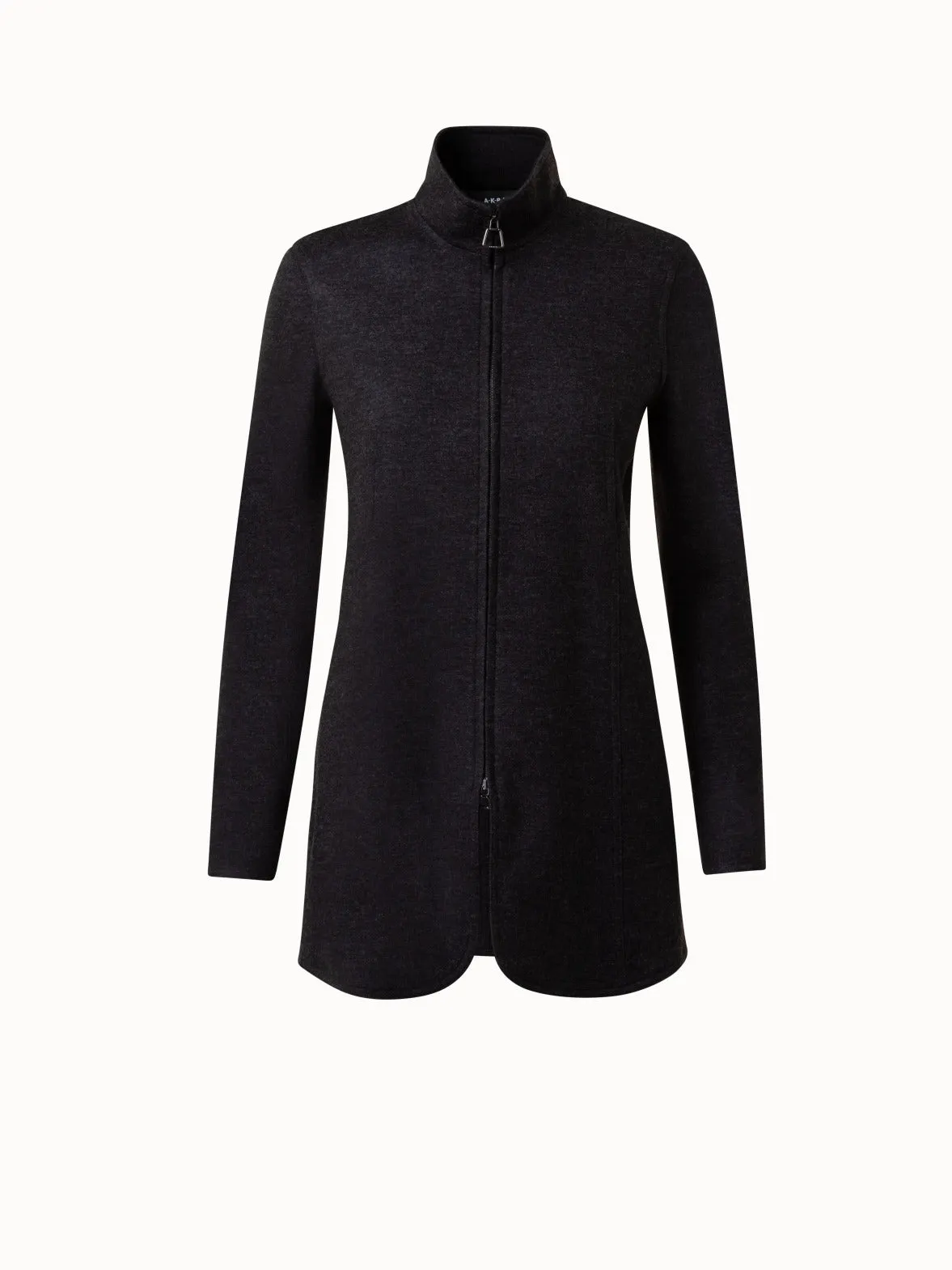 Long Cashmere Jersey Jacket