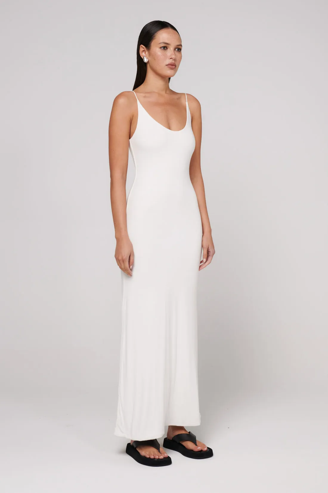 Louise Maxi Dress - White