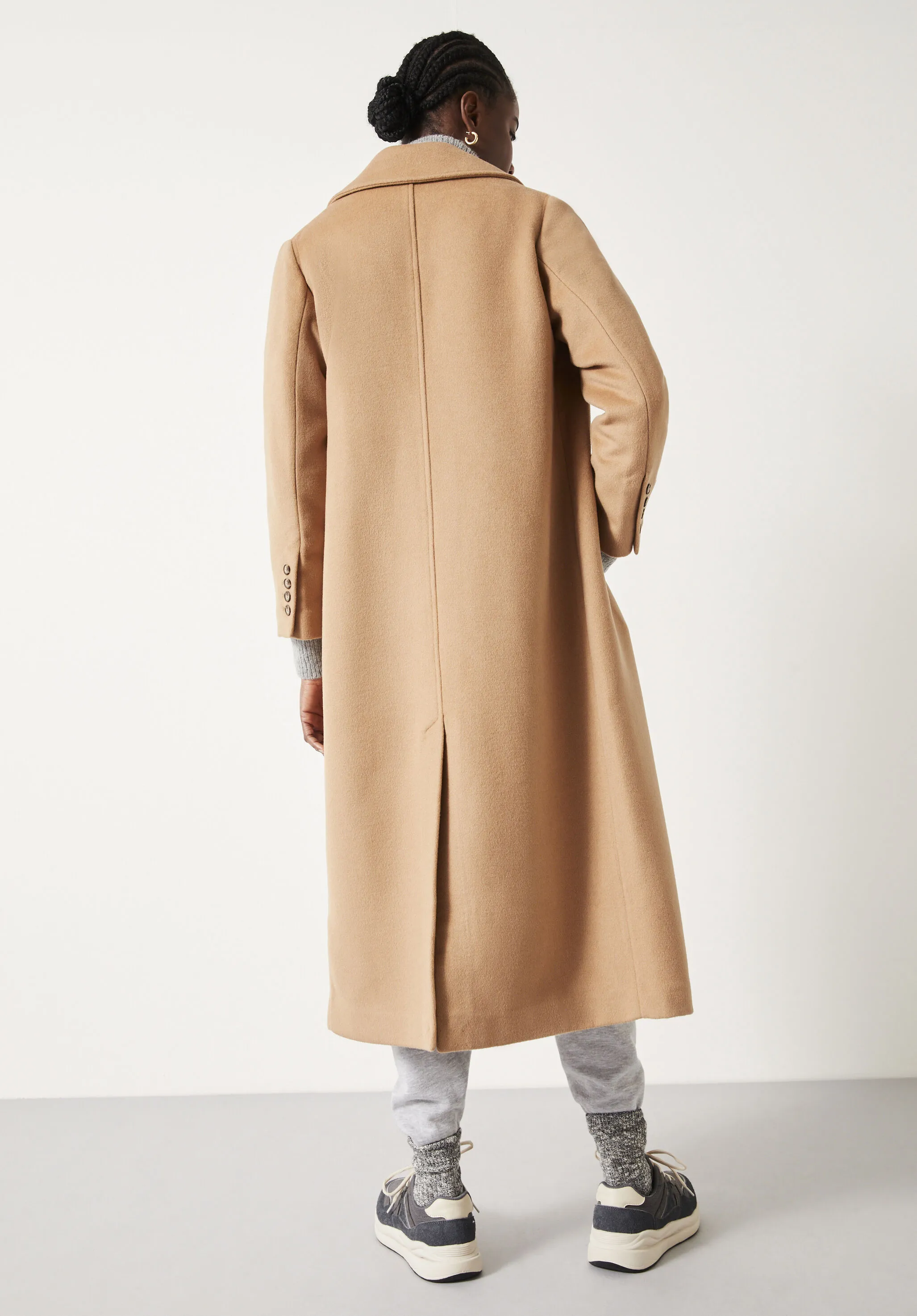 Mena Relaxed Wool Coat